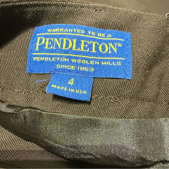 Set of 2 Pendleton Woolen Mills Pencil Skirt Secretary Office/Geek Skirt Size 4 - Picture 7 of 16